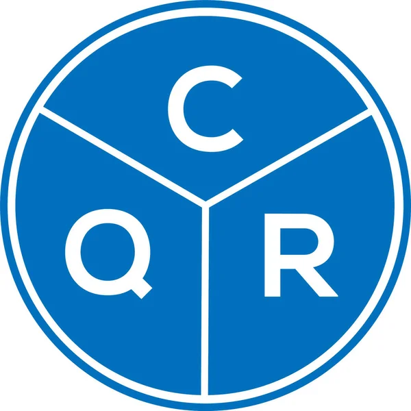 CQR harf logosu tasarımı. CQR monogram harflerin baş harfleri logo kavramı. Beyaz arkaplanda CQR harf tasarımı.