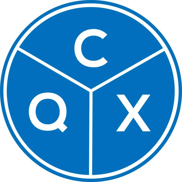CQX harfli logo tasarımı. CQX başharflerin baş harfleri logo konsepti. Beyaz arkaplanda CQX harf tasarımı.