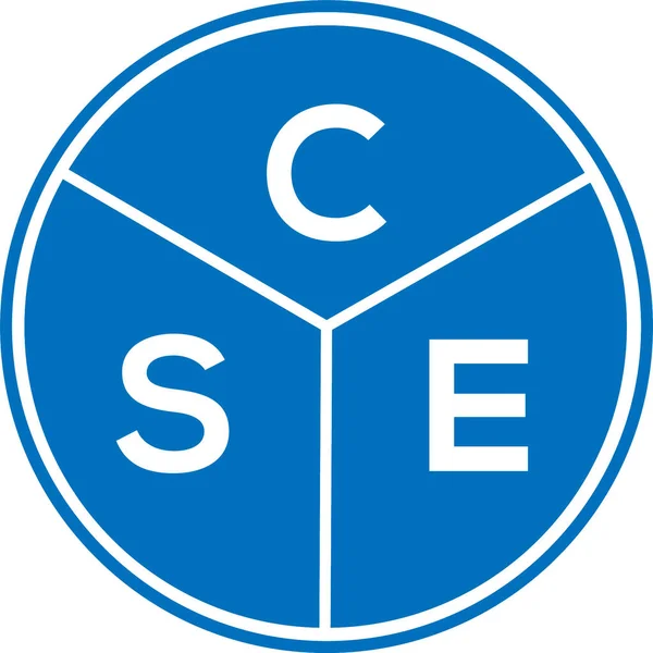 Diseño Del Logotipo Letra Cse Cse Monograma Iniciales Letra Logo — Vector de stock