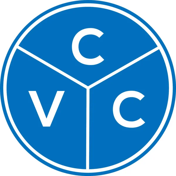 CVC harf logosu tasarımı. CVC monogram harflerin baş harfleri logo kavramı. Beyaz arkaplanda CVC harf tasarımı.