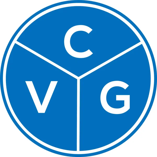 CVG harf logosu tasarımı. CVG monogram harflerin baş harfleri logo kavramı. Beyaz arkaplanda CVG harf tasarımı.