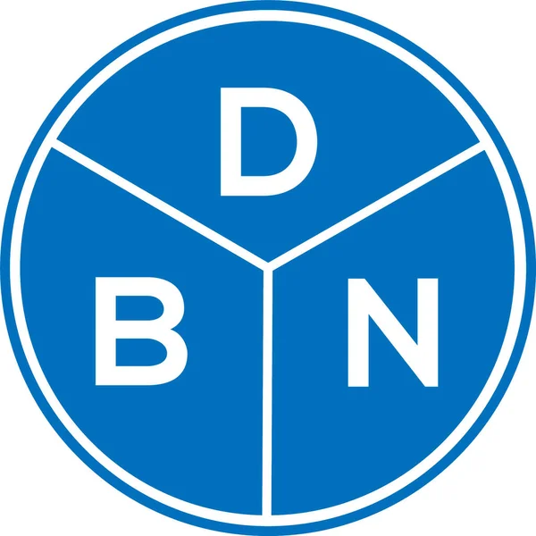 Diseño Del Logotipo Letra Dbn Dbn Monograma Iniciales Letra Logo — Archivo Imágenes Vectoriales
