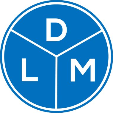 Beyaz arkaplanda DLM harf logosu tasarımı. DLM yaratıcı daire harfi logosu konsepti. DLM harf dizaynı. Beyaz arkaplanda DLM harf logosu tasarımı. DLM yaratıcı daire harfi logosu konsepti. DLM harf tasarımı.