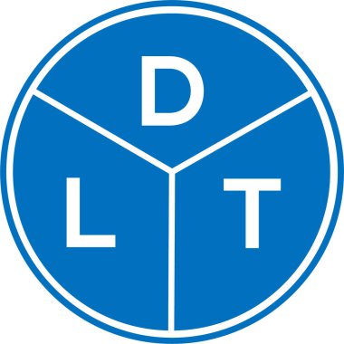 Beyaz arka planda DLT harf logosu tasarımı. DLT yaratıcı daire harfi logosu konsepti. DLT harf tasarımı. Beyaz arkaplanda DLT harf logosu tasarımı. DLT yaratıcı daire harfi logosu konsepti. DLT harf tasarımı.