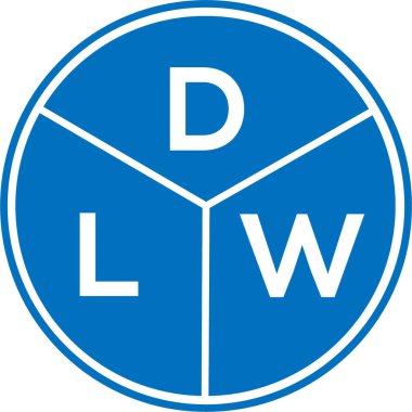 Beyaz arka planda DLW harf logosu tasarımı. DLW yaratıcı daire harfi logosu konsepti. DLW harf dizaynı. Beyaz arkaplanda DLW harf logosu tasarımı. DLW yaratıcı daire harfi logosu konsepti. DLW harf tasarımı.