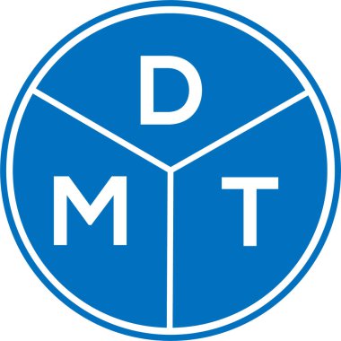 Beyaz arka planda DMT harf logosu tasarımı. DMT yaratıcı daire harfi logosu konsepti. DMT harf tasarımı. Beyaz arkaplanda DMT harf logosu tasarımı. DMT yaratıcı daire harfi logosu konsepti. DMT harf tasarımı.