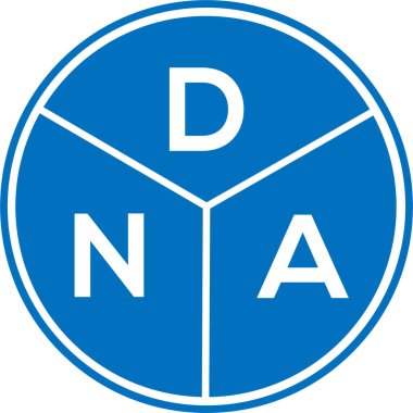 Beyaz arka planda DNA harfi logosu tasarımı. DNA yaratıcı yuvarlak harf logosu kavramı. DNA mektup dizaynı. Beyaz arka planda DNA harfi logosu tasarımı. DNA yaratıcı yuvarlak harf logosu kavramı. DNA harfi tasarımı.