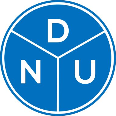 Beyaz arka planda DNU harf logosu tasarımı. DNU yaratıcı daire harfi logosu konsepti. DNU harf dizaynı. Beyaz arka planda DNU harf logosu tasarımı. DNU yaratıcı daire harfi logosu konsepti. DNU harf tasarımı.