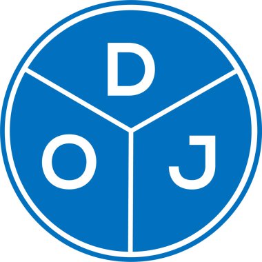 Adalet Bakanlığı 'nın beyaz arka planda logo tasarımı. Adalet Bakanlığı yaratıcı daire harf logosu konsepti. Adalet Bakanlığı mektup tasarımı.