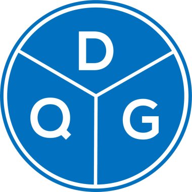 Beyaz arka planda DQG harf logosu tasarımı. DQG yaratıcı daire harfi logosu konsepti. DQG harf tasarımı. Beyaz arkaplanda DQG harfi logo tasarımı. DQG yaratıcı daire harfi logosu konsepti. DQG harf tasarımı.