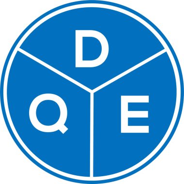 Beyaz arka planda DQE harf logosu tasarımı. DQE yaratıcı daire harfi logosu konsepti. DQE harf tasarımı. Beyaz arkaplanda DQE harf logosu tasarımı. DQE yaratıcı daire harfi logosu konsepti. DQE harf tasarımı.