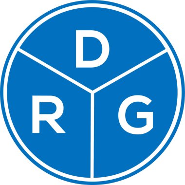 Beyaz arkaplanda DRG harf logosu tasarımı. DRG yaratıcı daire harfi logosu konsepti. DRG harf tasarımı. Beyaz arkaplanda DRG harfi logo tasarımı. DRG yaratıcı daire harfi logosu konsepti. DRG harf tasarımı.