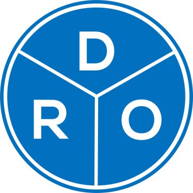 Beyaz arka planda DRO harf logosu tasarımı. DRO yaratıcı daire harfi logosu konsepti. DRO harf dizaynı. Beyaz arkaplanda DRO harfi logosu tasarımı. DRO yaratıcı daire harfi logosu konsepti. DRO harf tasarımı.