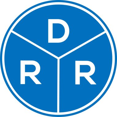 Beyaz arka planda DRR harf logosu tasarımı. DRR yaratıcı daire harfi logosu konsepti. DRR harf dizaynı. Beyaz arkaplanda DRR harfi logo tasarımı. DRR yaratıcı daire harfi logosu konsepti. DRR harf tasarımı.