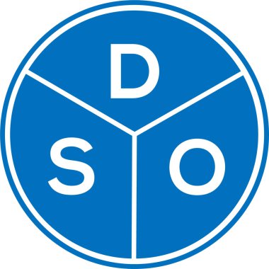 Beyaz arka planda DSO harfi logo tasarımı. DSO yaratıcı daire harfi logosu. DSO mektup tasarımı. Beyaz arka planda DSO harfi logosu tasarımı. DSO yaratıcı daire harfi logosu. DSO harf tasarımı.