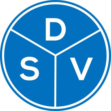 Beyaz arka planda DSV harf logosu tasarımı. DSV yaratıcı daire harfi logosu konsepti. DSV harf tasarımı. Beyaz arkaplanda DSV harf logosu tasarımı. DSV yaratıcı daire harfi logosu konsepti. DSV harf tasarımı.