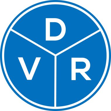Beyaz arkaplanda DVR harfi logo tasarımı. DVR yaratıcı daire harfi logosu. DVR harf dizaynı. DVR harfi logo tasarımı beyaz arkaplanda. DVR yaratıcı daire harfi logosu. DVR harf tasarımı.