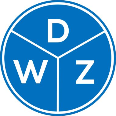 Beyaz arka planda DWZ harf logosu tasarımı. DWZ yaratıcı daire harfi logosu konsepti. DWZ harf dizaynı. Beyaz arka planda DWZ harf logosu tasarımı. DWZ yaratıcı daire harfi logosu konsepti. DWZ harf tasarımı.