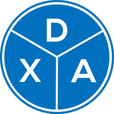 Beyaz arka planda DXA harf logosu tasarımı. DXA yaratıcı daire harf logosu konsepti. DXA harf dizaynı. Beyaz arka planda DXA harf logosu tasarımı. DXA yaratıcı daire harf logosu konsepti. DXA harf tasarımı.