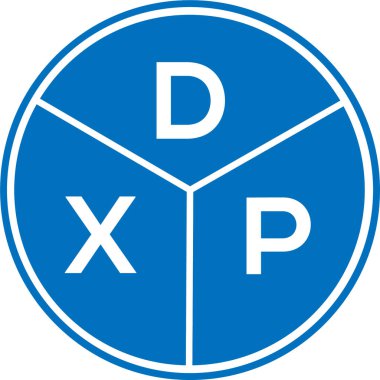 Beyaz arkaplanda DXP harf logosu tasarımı. DXP yaratıcı daire harfi logosu konsepti. DXP harf tasarımı. Beyaz arkaplanda DXP harf logosu tasarımı. DXP yaratıcı daire harfi logosu konsepti. DXP harf tasarımı.