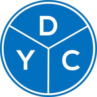 Beyaz arka planda DYC harf logosu tasarımı. DYC yaratıcı daire harfi logosu konsepti. DYC harf dizaynı. Beyaz arkaplanda DYC harf logosu tasarımı. DYC yaratıcı daire harfi logosu konsepti. DYC harf tasarımı.