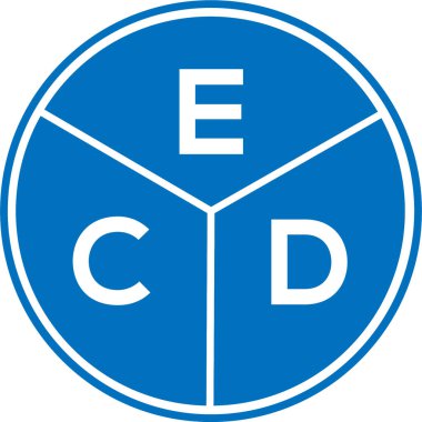 Beyaz arkaplanda ECD harfli logo tasarımı. ECD yaratıcı daire harfi logosu konsepti. ECD harf tasarımı. Beyaz arkaplanda ECD harf logosu tasarımı. ECD yaratıcı daire harfi logosu konsepti. ECD harf tasarımı.