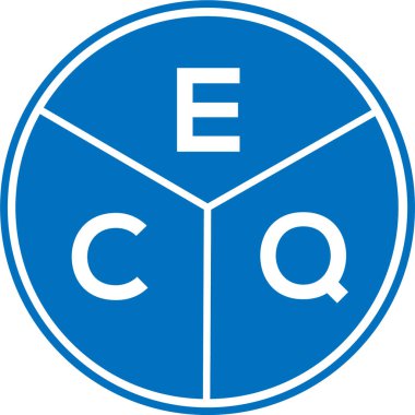 Beyaz arka planda ECQ harfi logo tasarımı. ECQ yaratıcı daire harfi logosu konsepti. ECQ harf tasarımı. Beyaz arkaplanda ECQ harfi logo tasarımı. ECQ yaratıcı daire harfi logosu konsepti. ECQ harf tasarımı.