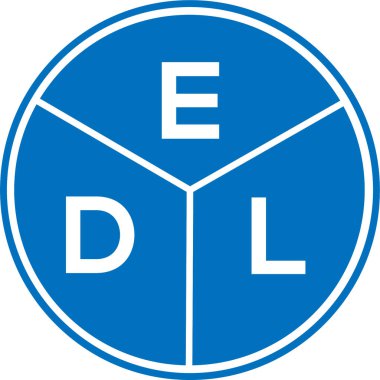 Beyaz arkaplanda EDL harf logosu tasarımı. EDL yaratıcı daire harfi logosu konsepti. EDL harf dizaynı. Beyaz arkaplanda EDL harf logosu tasarımı. EDL yaratıcı daire harfi logosu konsepti. EDL harf tasarımı.