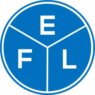 Beyaz arka planda EFL harf logosu tasarımı. EFL yaratıcı daire harfi logosu konsepti. EFL harf dizaynı. Beyaz arkaplanda EFL harf logosu tasarımı. EFL yaratıcı daire harfi logosu konsepti. EFL harf tasarımı.