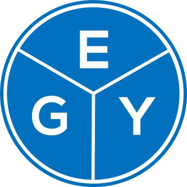 Beyaz arka planda EGY harf logosu tasarımı. EGY yaratıcı daire harfi logosu konsepti. EGY harf dizaynı. Beyaz arkaplanda EGY harf logosu tasarımı. EGY yaratıcı daire harfi logosu konsepti. EGY harf tasarımı. Beyaz arkaplanda EGY harf logosu tasarımı. 
