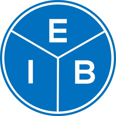 Beyaz arka planda EIb harfi logo tasarımı. EIIB yaratıcı daire harf logosu kavramı. EIb harf dizaynı. Beyaz arkaplanda EIb harfi logo tasarımı. EIIB yaratıcı daire harf logosu kavramı. EIb harf tasarımı.
