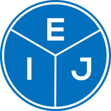 Beyaz arka planda EIJ harf logosu tasarımı. EIJ yaratıcı daire harfi logosu konsepti. AYJ harf dizaynı. Beyaz arkaplanda EIJ harf logosu tasarımı. EIJ yaratıcı daire harfi logosu konsepti. EIJ harf tasarımı.