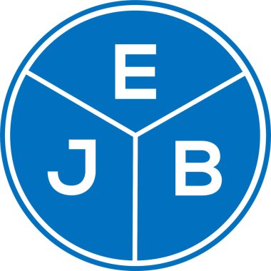 Beyaz arkaplanda EJB harf logosu tasarımı. EJB yaratıcı daire harfi logosu konsepti. EJB harf dizaynı. Beyaz arkaplanda EJB harfi logosu tasarımı. EJB yaratıcı daire harfi logosu konsepti. EJB harf tasarımı. Beyaz arkaplanda EJB harfi logo tasarımı. 