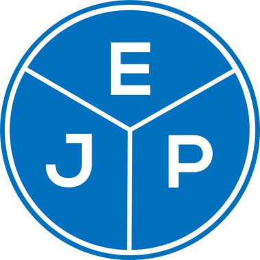 Beyaz arkaplanda EJP harf logosu tasarımı. EJP yaratıcı daire harfi logosu konsepti. EJP harf tasarımı. Beyaz arkaplanda EJP harf logosu tasarımı. EJP yaratıcı daire harfi logosu konsepti. EJP harf tasarımı.