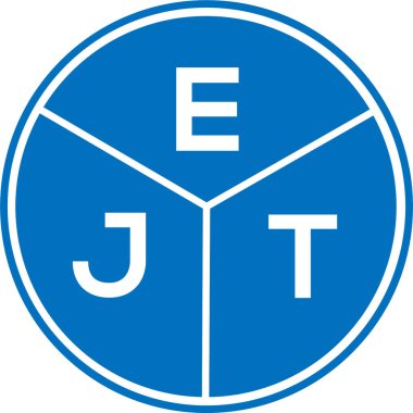 Beyaz arkaplanda EJT harf logosu tasarımı. EJT yaratıcı daire harfi logosu konsepti. EJT harf tasarımı. Beyaz arkaplanda EJT harf logosu tasarımı. EJT yaratıcı daire harfi logosu konsepti. EJT harf tasarımı.