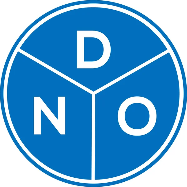 Design Logotipo Carta Dno Fundo Branco Dno Conceito Logotipo Carta — Vetor de Stock