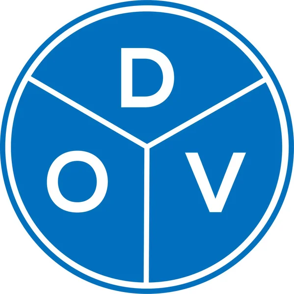 Beyaz arka planda DOV harf logosu tasarımı. DOV yaratıcı daire harfi logosu konsepti. DOV harf dizaynı. DOV harfi logo tasarımı beyaz arkaplanda. DOV yaratıcı daire harfi logosu konsepti. DOV harf tasarımı.