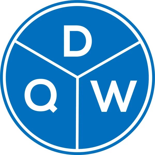 Beyaz arka planda DQW harf logosu tasarımı. DQW yaratıcı daire harfi logosu konsepti. DQW harf tasarımı. Beyaz arkaplanda DQW harf logosu tasarımı. DQW yaratıcı daire harfi logosu konsepti. DQW harf tasarımı.
