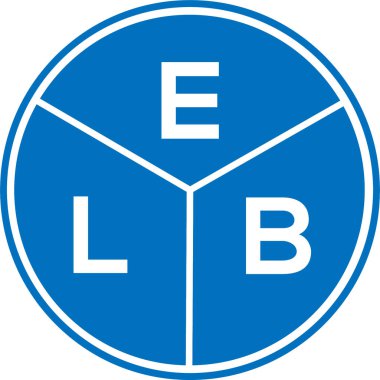 Beyaz arka planda ELB harfi logo tasarımı. ELB yaratıcı daire harfi logosu konsepti. ELB mektup dizaynı. Beyaz arkaplanda ELB harfi logosu tasarımı. ELB yaratıcı daire harfi logosu konsepti. ELB harf tasarımı.