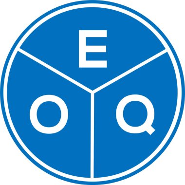 Beyaz arka planda EOQ harfi logo tasarımı. EOQ yaratıcı daire harfi logosu konsepti. EOQ harf dizaynı. Beyaz arkaplanda EOQ harfi logosu tasarımı. EOQ yaratıcı daire harfi logosu konsepti. EOQ harf tasarımı.