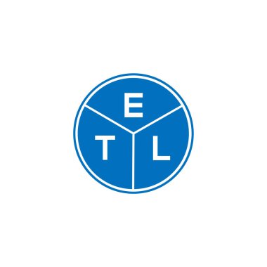 Beyaz arkaplanda ETL harf logosu tasarımı. ETL yaratıcı daire harfi logosu konsepti. ETL harf tasarımı. Beyaz arkaplanda ETL harfi logo tasarımı. ETL yaratıcı daire harfi logosu konsepti. ETL harf tasarımı.