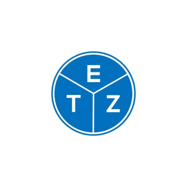 Beyaz arkaplanda ETZ harf logosu tasarımı. ETZ yaratıcı daire harfi logosu konsepti. ETZ harf dizaynı. Beyaz arkaplanda ETZ harfi logo tasarımı. ETZ yaratıcı daire harfi logosu konsepti. ETZ harf tasarımı.