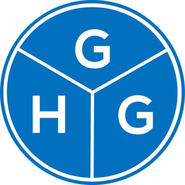 Beyaz arka planda GHG harf logosu tasarımı. GHG yaratıcı daire harfi logosu. GHG harf dizaynı. Beyaz arka planda GHG harf logosu tasarımı. GHG yaratıcı daire harfi logosu. GHG harf tasarımı.
