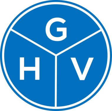 Beyaz arka planda GHV harf logosu tasarımı. GHV yaratıcı daire harfi logosu. GHV harf dizaynı. Beyaz arka planda GHV harf logosu tasarımı. GHV yaratıcı daire harfi logosu. GHV harf tasarımı.