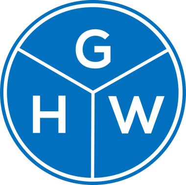 Beyaz arka planda GHW harf logosu tasarımı. GHW yaratıcı daire harfi logosu. GHW harf dizaynı. Beyaz arka planda GHW harf logosu tasarımı. GHW yaratıcı daire harfi logosu. GHW harf tasarımı.