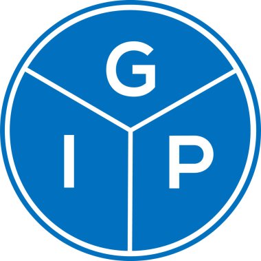 Beyaz arka planda GIP harfi logo tasarımı. GPS yaratıcı daire harfi logosu konsepti. GIP harf tasarımı. Beyaz arkaplanda GIP harfi logosu tasarımı. GPS yaratıcı daire harfi logosu konsepti. GIP harf tasarımı.