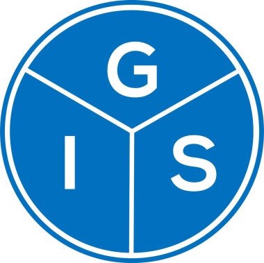 Beyaz arka planda GIS harf logosu tasarımı. GIS yaratıcı daire harfi logosu konsepti. GIS mektup tasarımı. Beyaz arkaplanda GIS harf logosu tasarımı. GIS yaratıcı daire harfi logosu konsepti. GIS harf tasarımı.