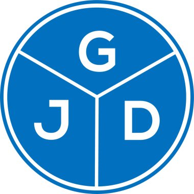Beyaz arka planda GJD harf logosu tasarımı. GJD yaratıcı daire harfi logosu konsepti. GJD harf dizaynı. Beyaz arkaplanda GJD harf logosu tasarımı. GJD yaratıcı daire harfi logosu konsepti. GJD harf tasarımı.