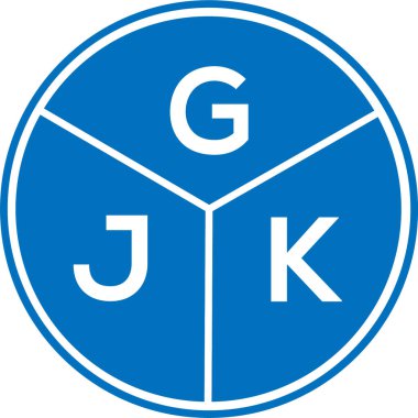 Beyaz arka planda GJK harf logosu tasarımı. GJK yaratıcı daire harfi logosu konsepti. GJK harf tasarımı. GJK harf logosu tasarımı beyaz arkaplanda. GJK yaratıcı daire harfi logosu konsepti. GJK harf tasarımı.