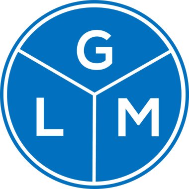 Beyaz arkaplanda GLM harf logosu tasarımı. GLM yaratıcı daire harfi logosu konsepti. GLM harf tasarımı. Beyaz arkaplanda GLM harfi logo tasarımı. GLM yaratıcı daire harfi logosu konsepti. GLM harf tasarımı.